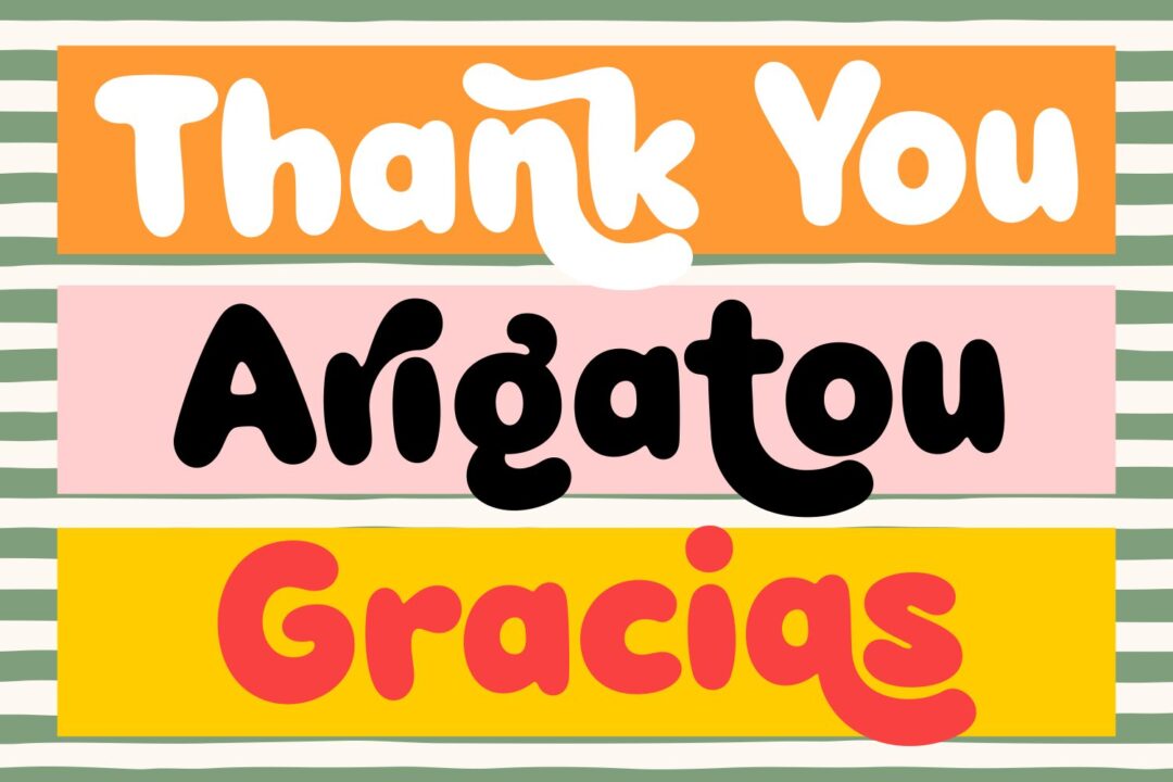 sweet and playful display font