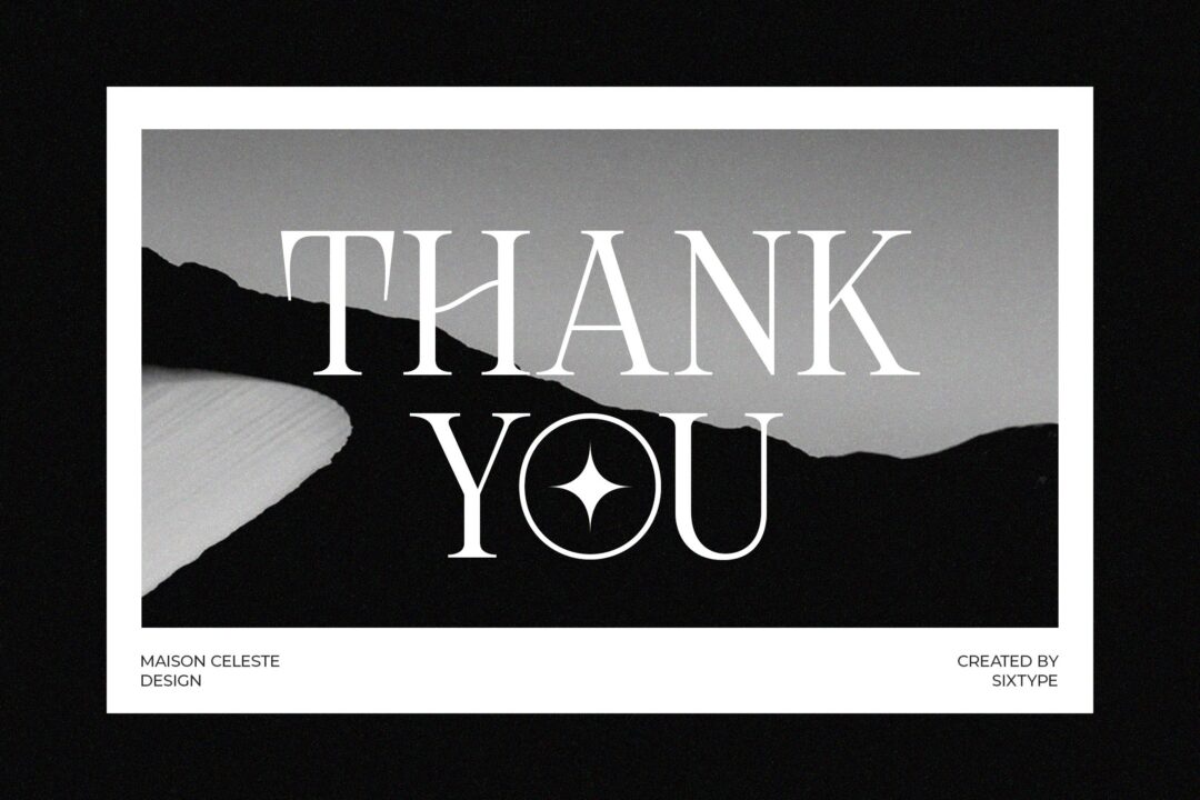 unique elegant serif font