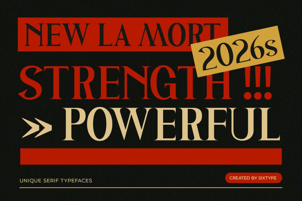 unique serif font
