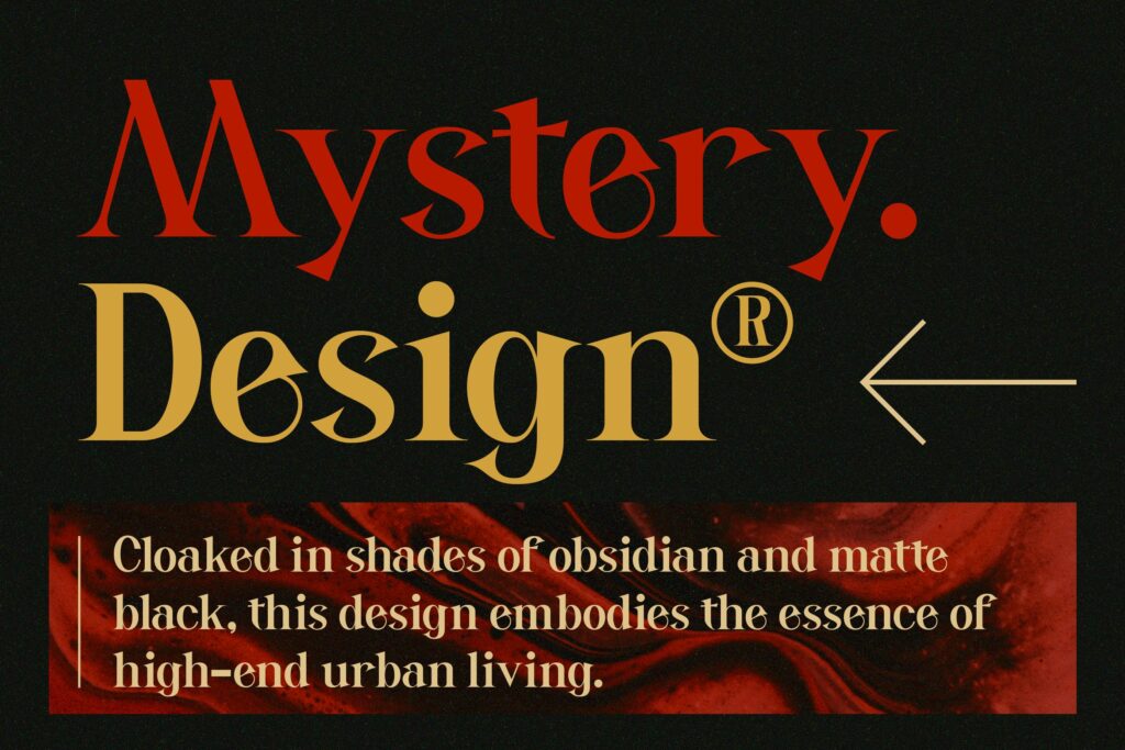 unique serif font