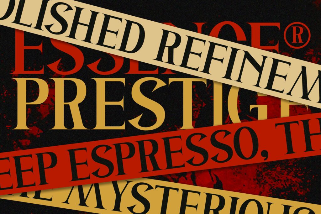 unique serif font