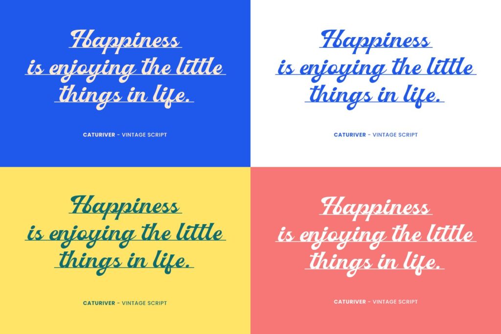 vintage script font
