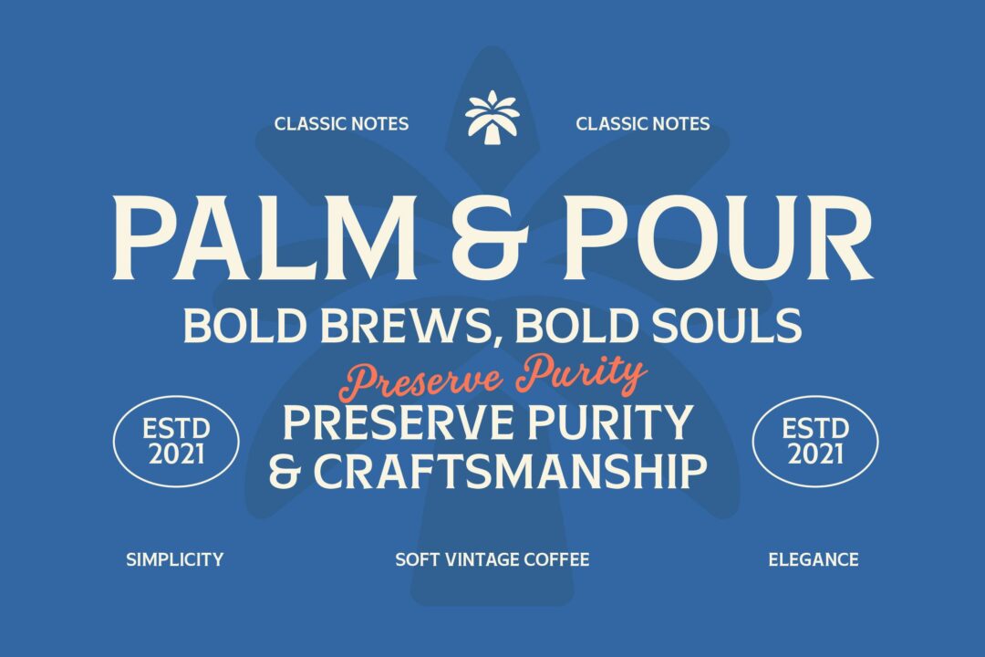 vintage serif display font