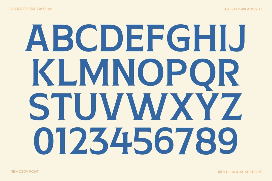 vintage serif display font