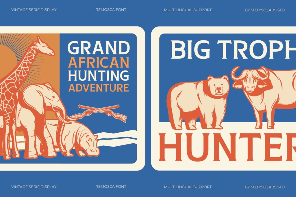 vintage serif display font