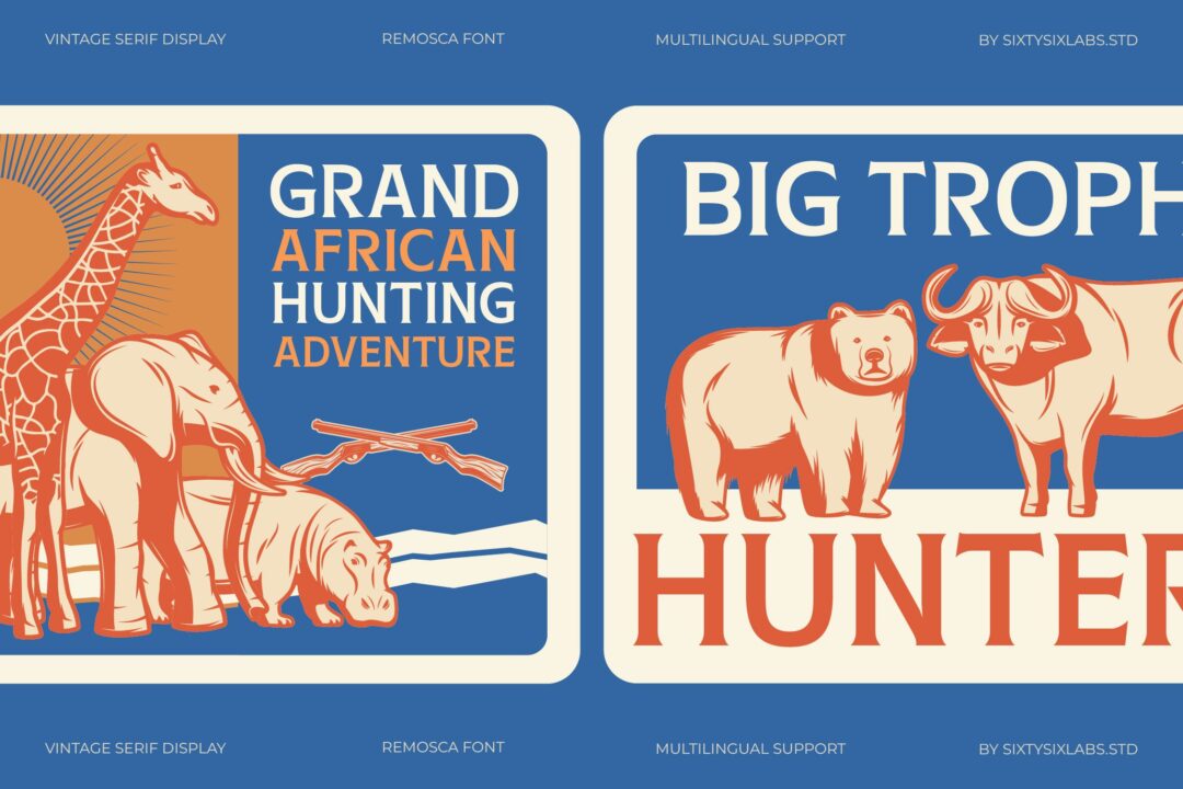 vintage serif display font