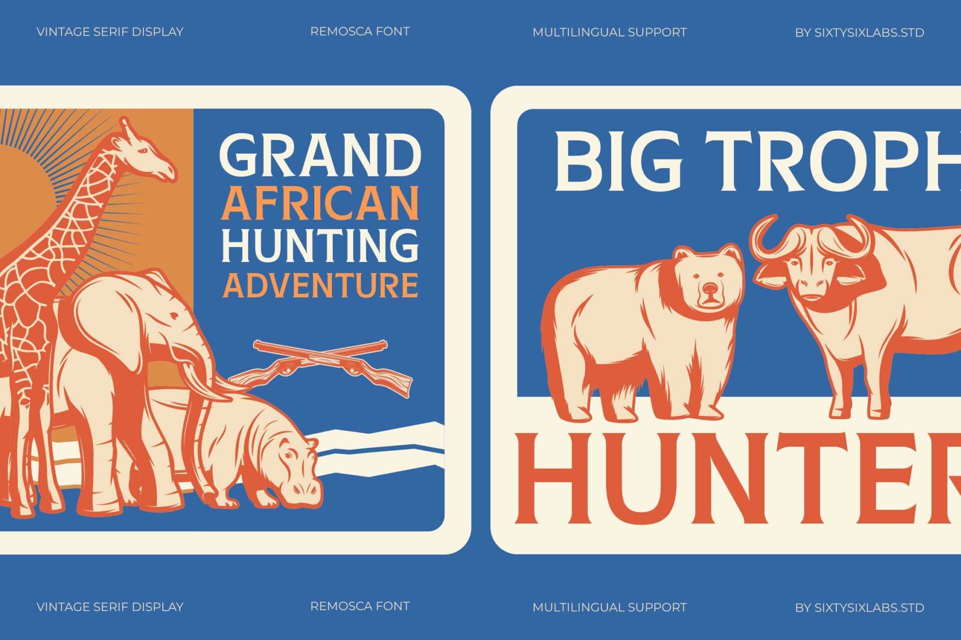 vintage serif display font